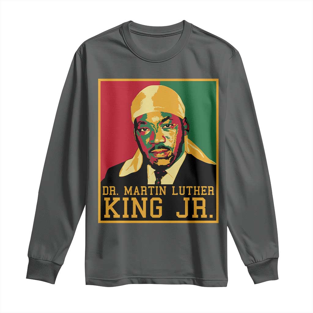 Martin Luther King Long Sleeve Shirt Retro MLK Day - African Pride