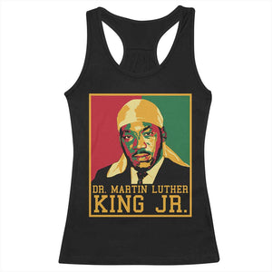 Martin Luther King Racerback Tank Top Retro MLK Day - African Pride