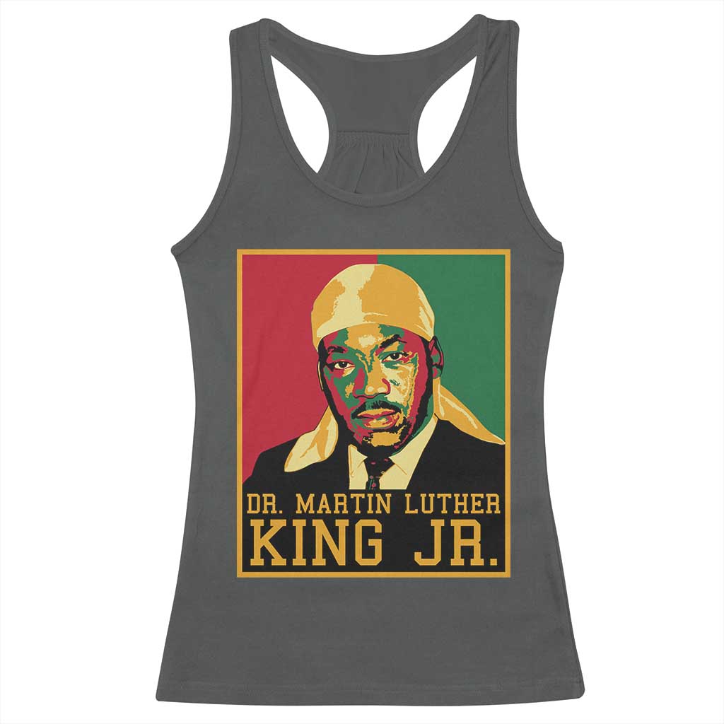 Martin Luther King Racerback Tank Top Retro MLK Day - African Pride