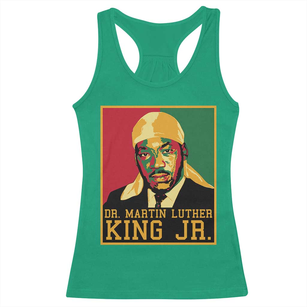 Martin Luther King Racerback Tank Top Retro MLK Day - African Pride