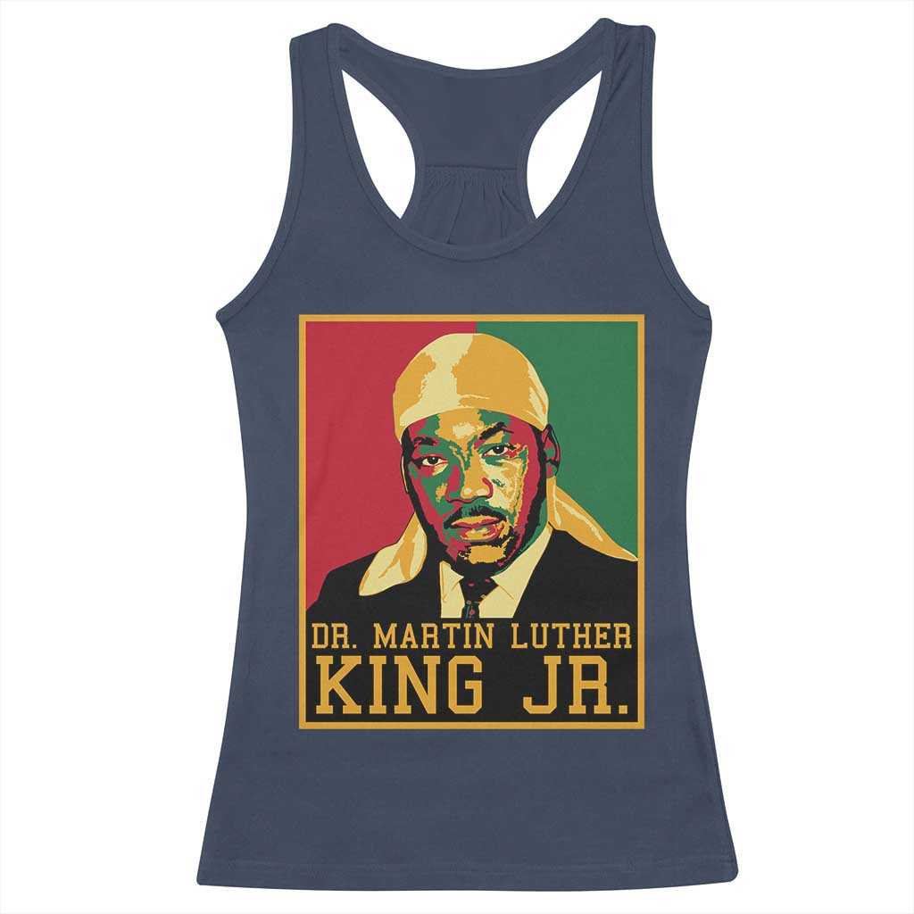 Martin Luther King Racerback Tank Top Retro MLK Day - African Pride
