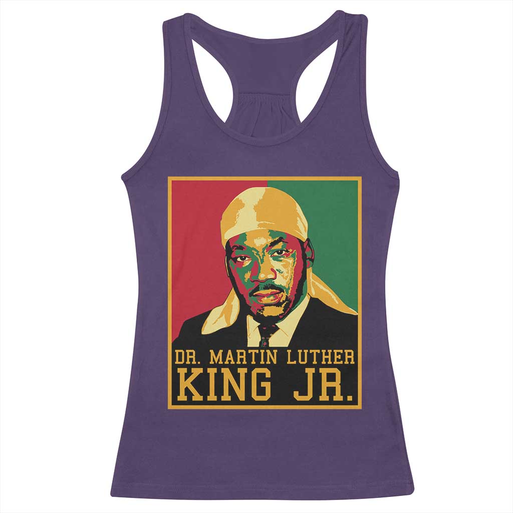 Martin Luther King Racerback Tank Top Retro MLK Day - African Pride