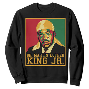 Martin Luther King Sweatshirt Retro MLK Day - African Pride