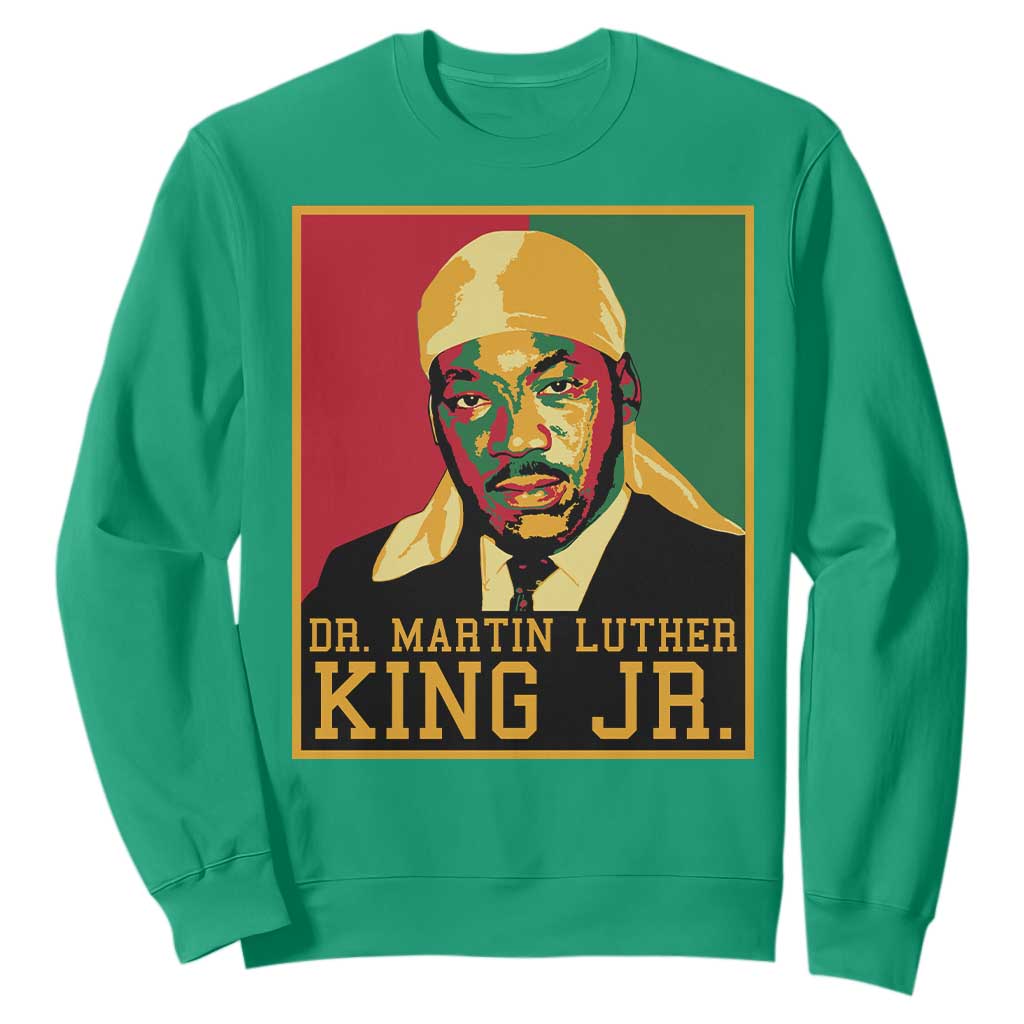 Martin Luther King Sweatshirt Retro MLK Day - African Pride