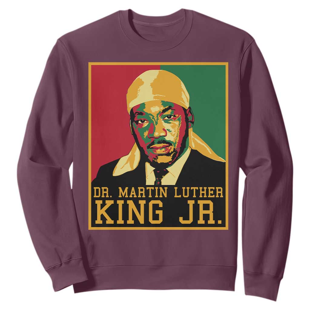 Martin Luther King Sweatshirt Retro MLK Day - African Pride
