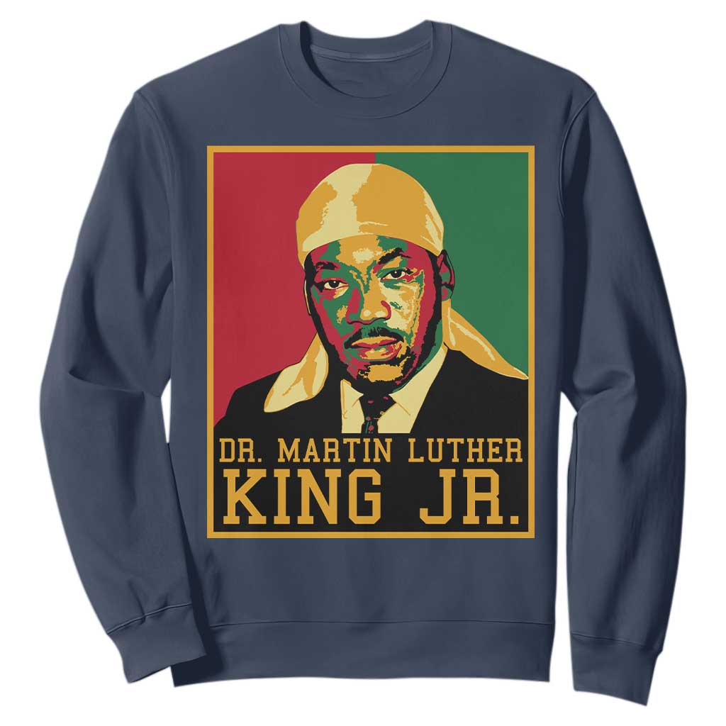 Martin Luther King Sweatshirt Retro MLK Day - African Pride