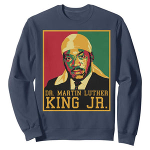 Martin Luther King Sweatshirt Retro MLK Day - African Pride