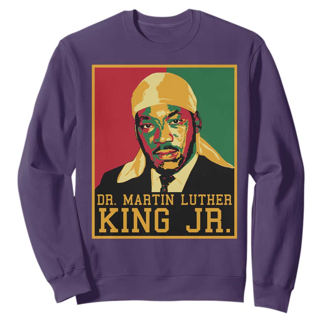 Martin Luther King Sweatshirt Retro MLK Day - African Pride