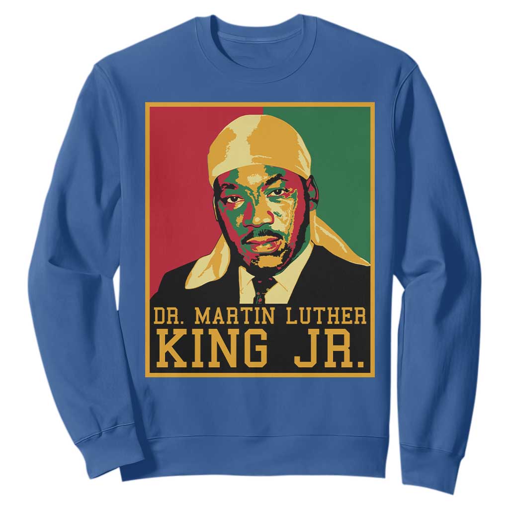 Martin Luther King Sweatshirt Retro MLK Day - African Pride