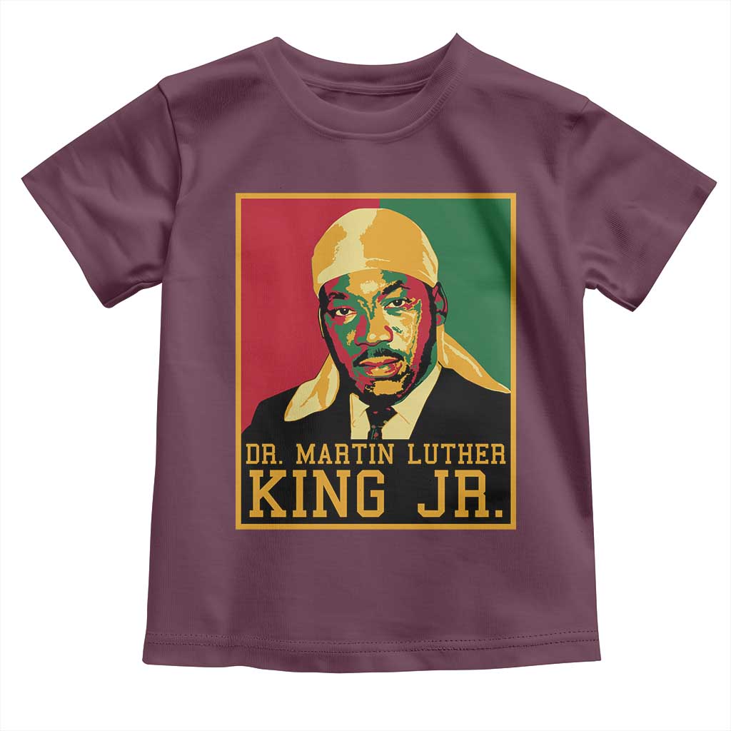 Martin Luther King Toddler T Shirt Retro MLK Day - African Pride