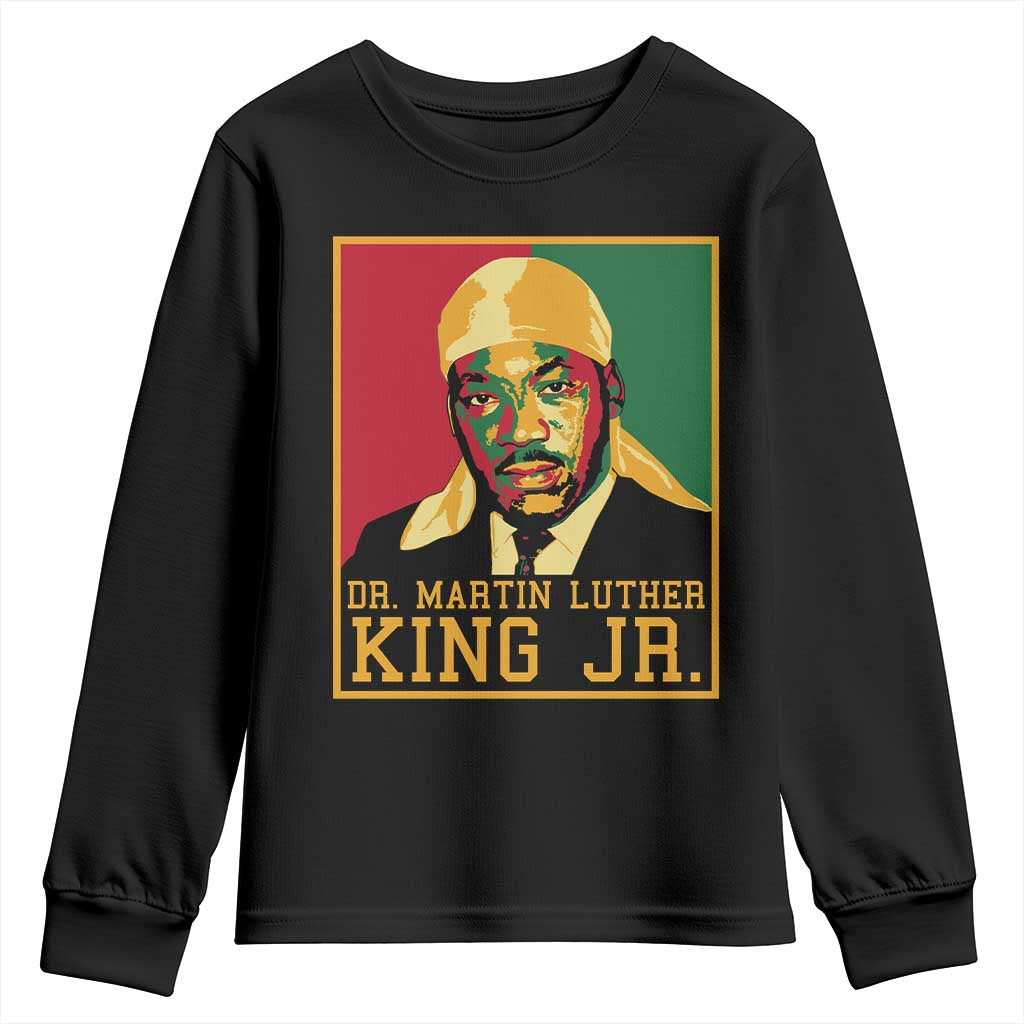 Martin Luther King Youth Sweatshirt Retro MLK Day - African Pride