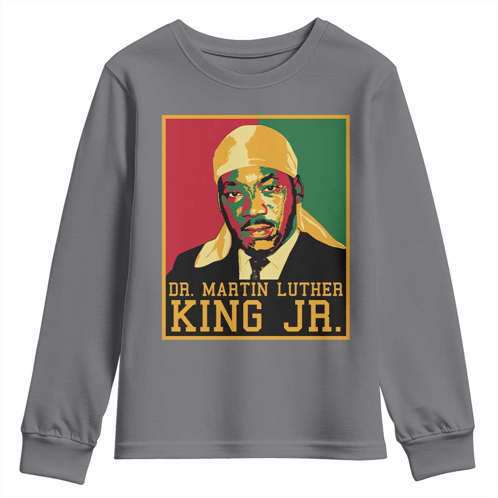 Martin Luther King Youth Sweatshirt Retro MLK Day - African Pride