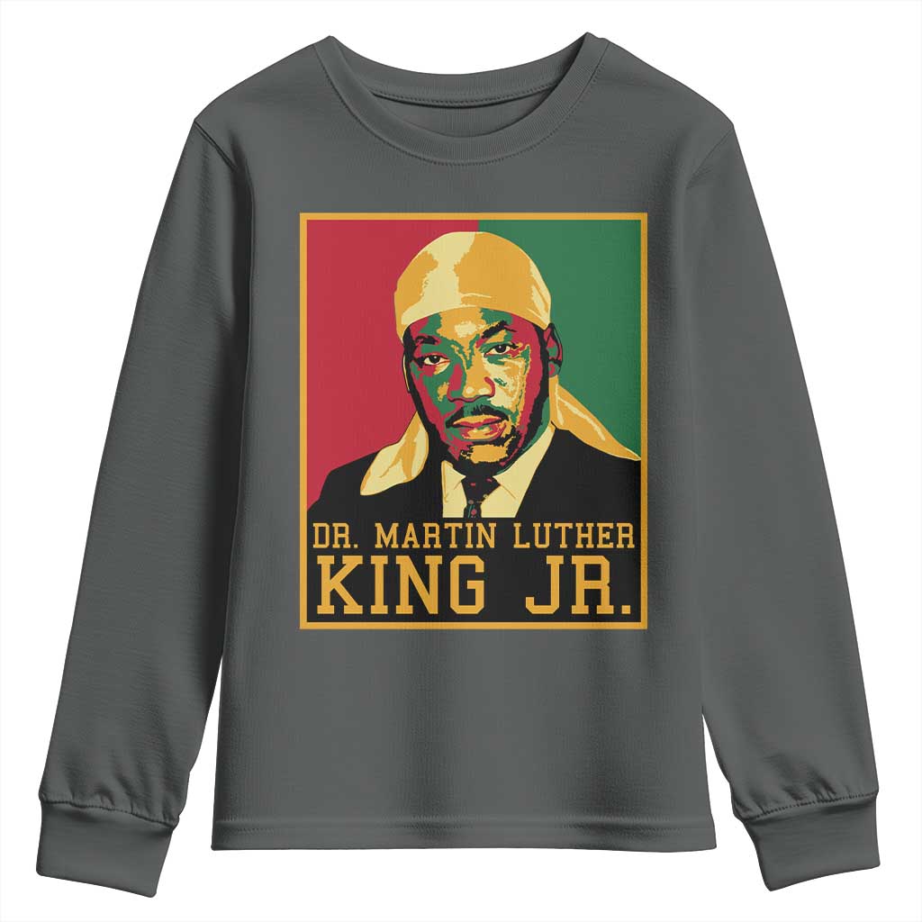 Martin Luther King Youth Sweatshirt Retro MLK Day - African Pride