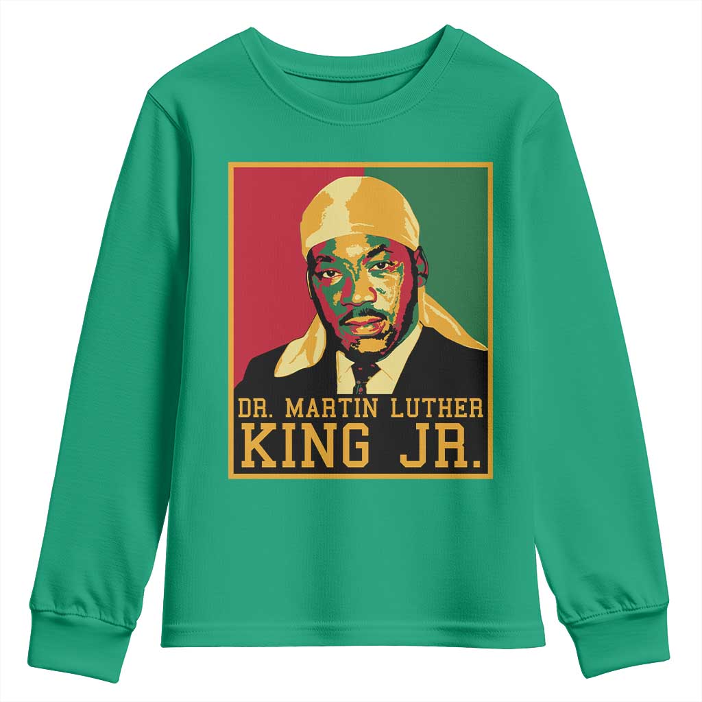 Martin Luther King Youth Sweatshirt Retro MLK Day - African Pride