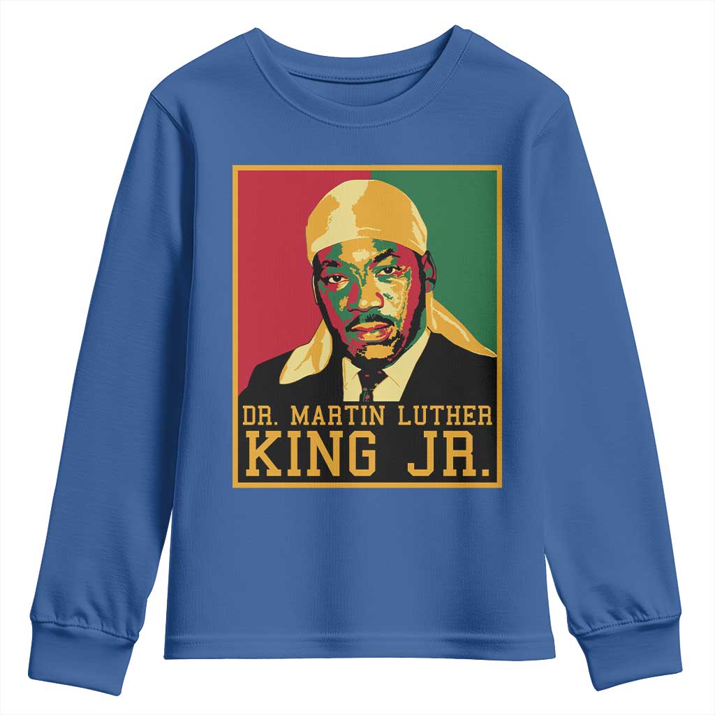 Martin Luther King Youth Sweatshirt Retro MLK Day - African Pride