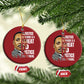 Martin Luther King Jr. Christmas Ornament Civil Rights Injustice Anywhere Is a Threat To Justice Everywhere - African Pride