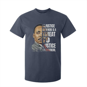 Martin Luther King Jr. T Shirt For Kid Civil Rights Injustice Anywhere Is a Threat To Justice Everywhere - African Pride