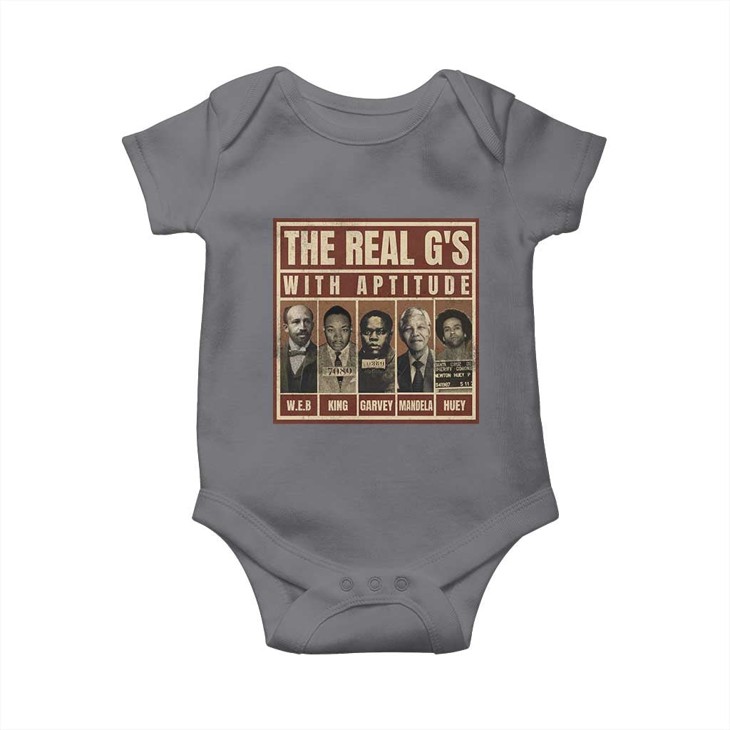 Black History Month Baby Onesie The Real G's Black Leaders - African Pride