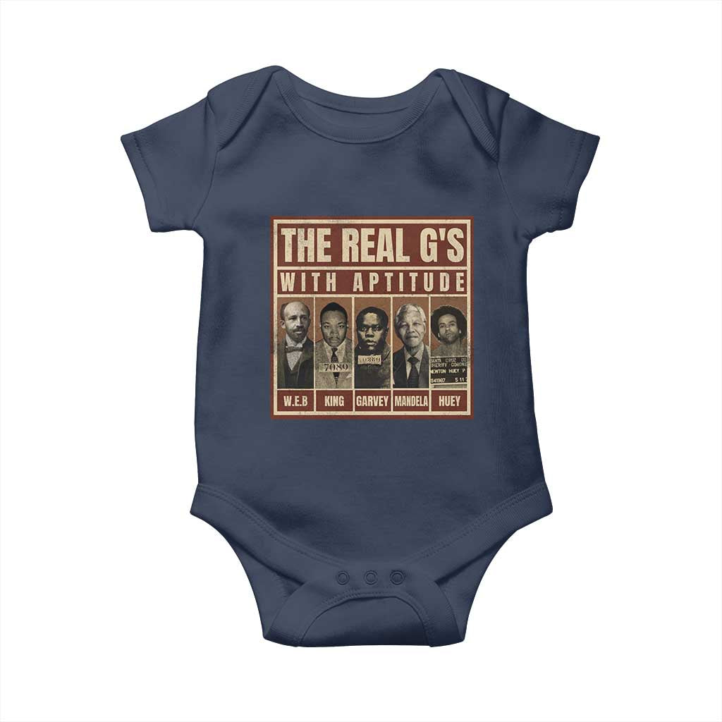 Black History Month Baby Onesie The Real G's Black Leaders - African Pride