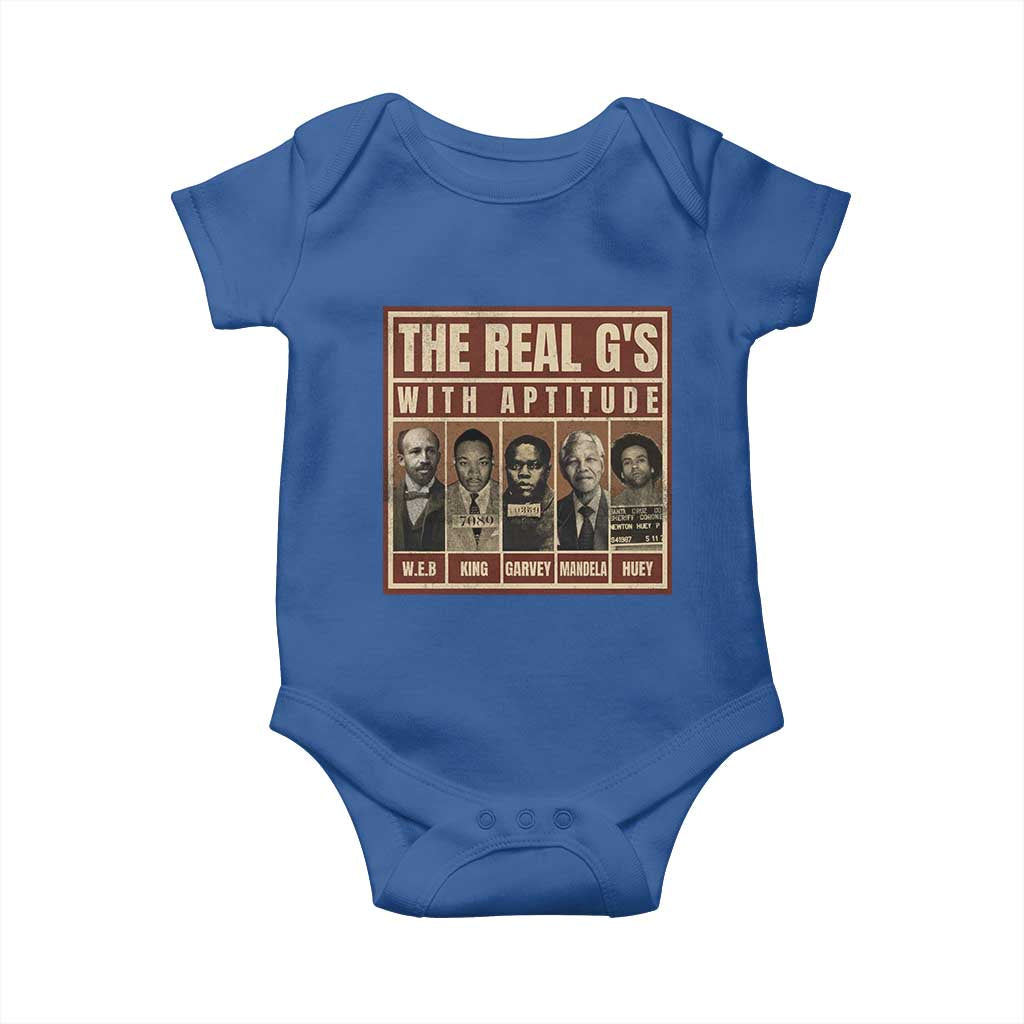 Black History Month Baby Onesie The Real G's Black Leaders - African Pride