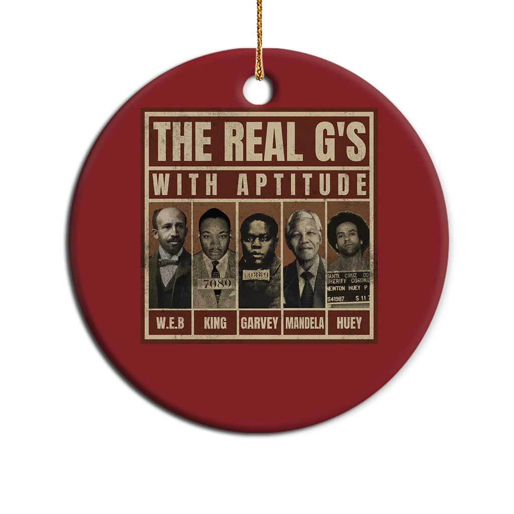 Black History Month Christmas Ornament The Real G's Black Leaders - African Pride