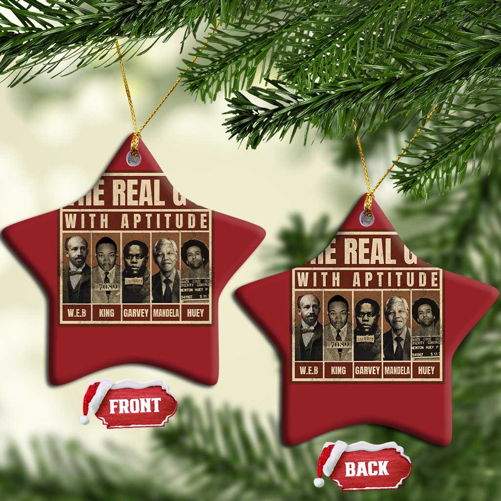 Black History Month Christmas Ornament The Real G's Black Leaders - African Pride