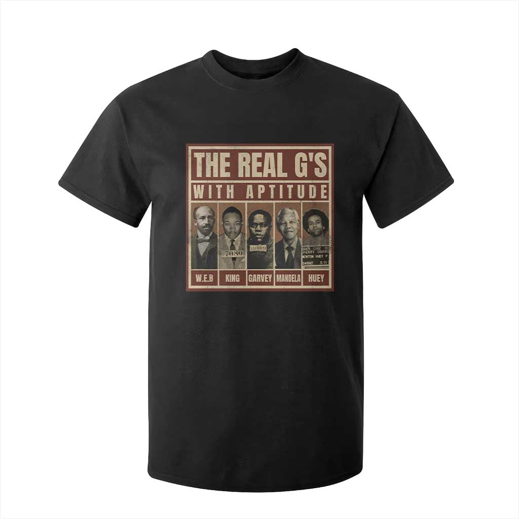 Black History Month T Shirt For Kid The Real G's Black Leaders - African Pride