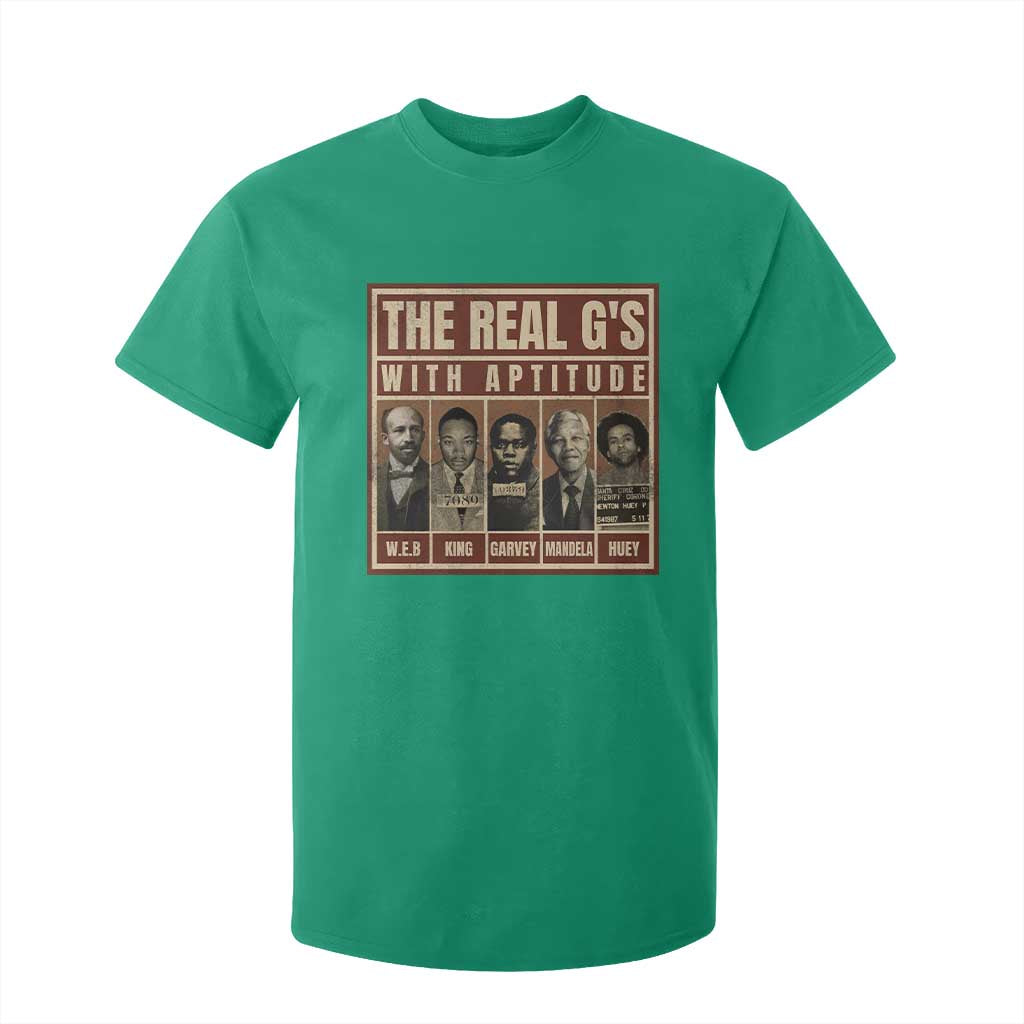 Black History Month T Shirt For Kid The Real G's Black Leaders - African Pride