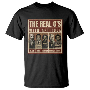 Black History Month T Shirt The Real G's Black Leaders - African Pride