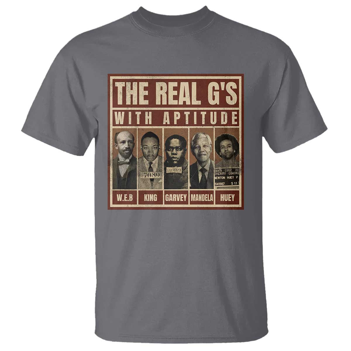 Black History Month T Shirt The Real G's Black Leaders - African Pride