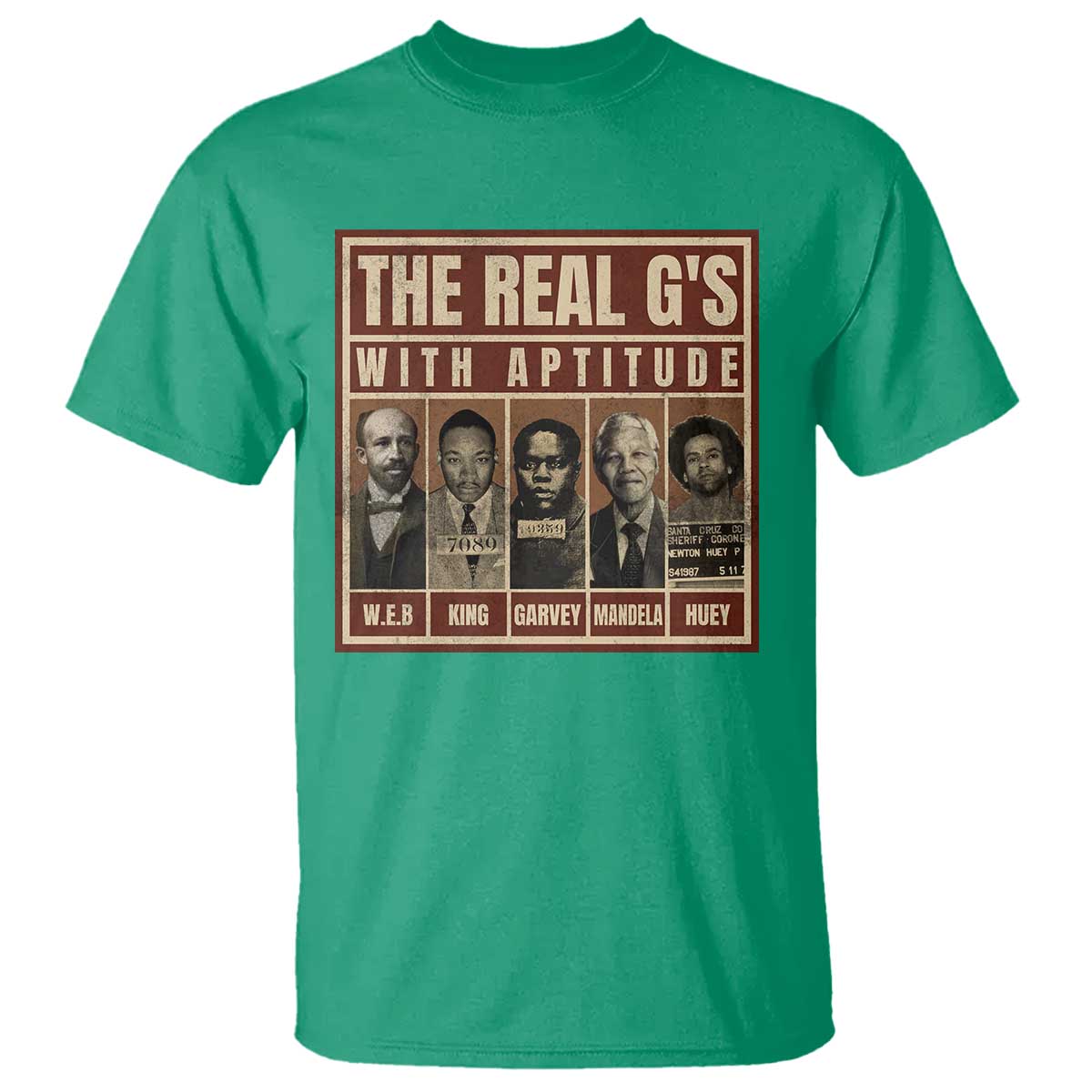 Black History Month T Shirt The Real G's Black Leaders - African Pride