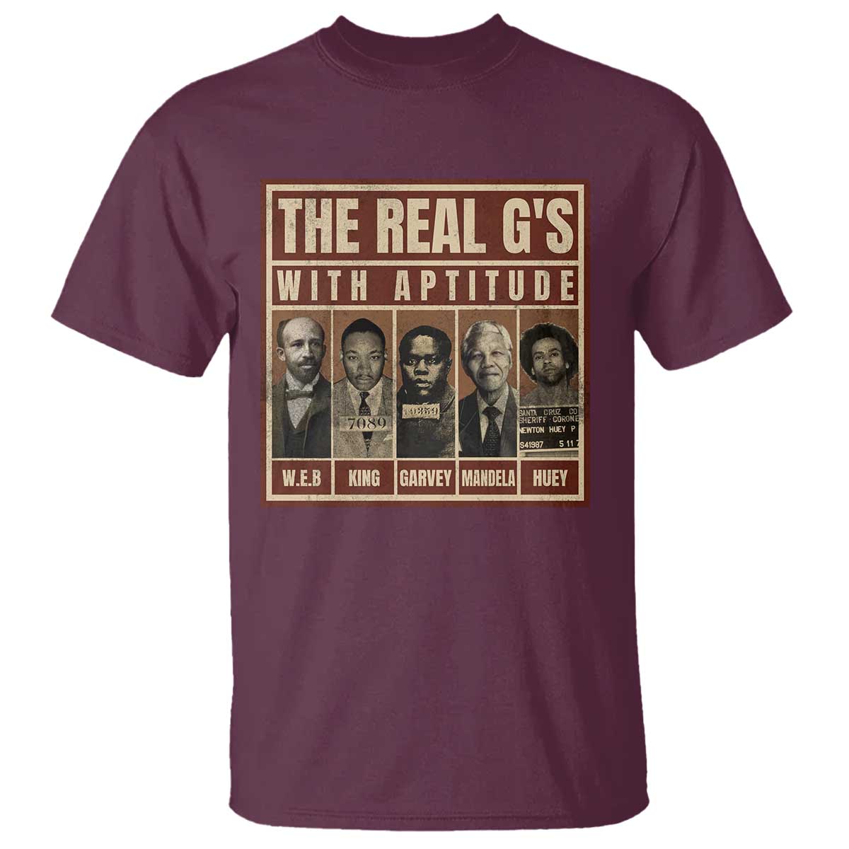 Black History Month T Shirt The Real G's Black Leaders - African Pride