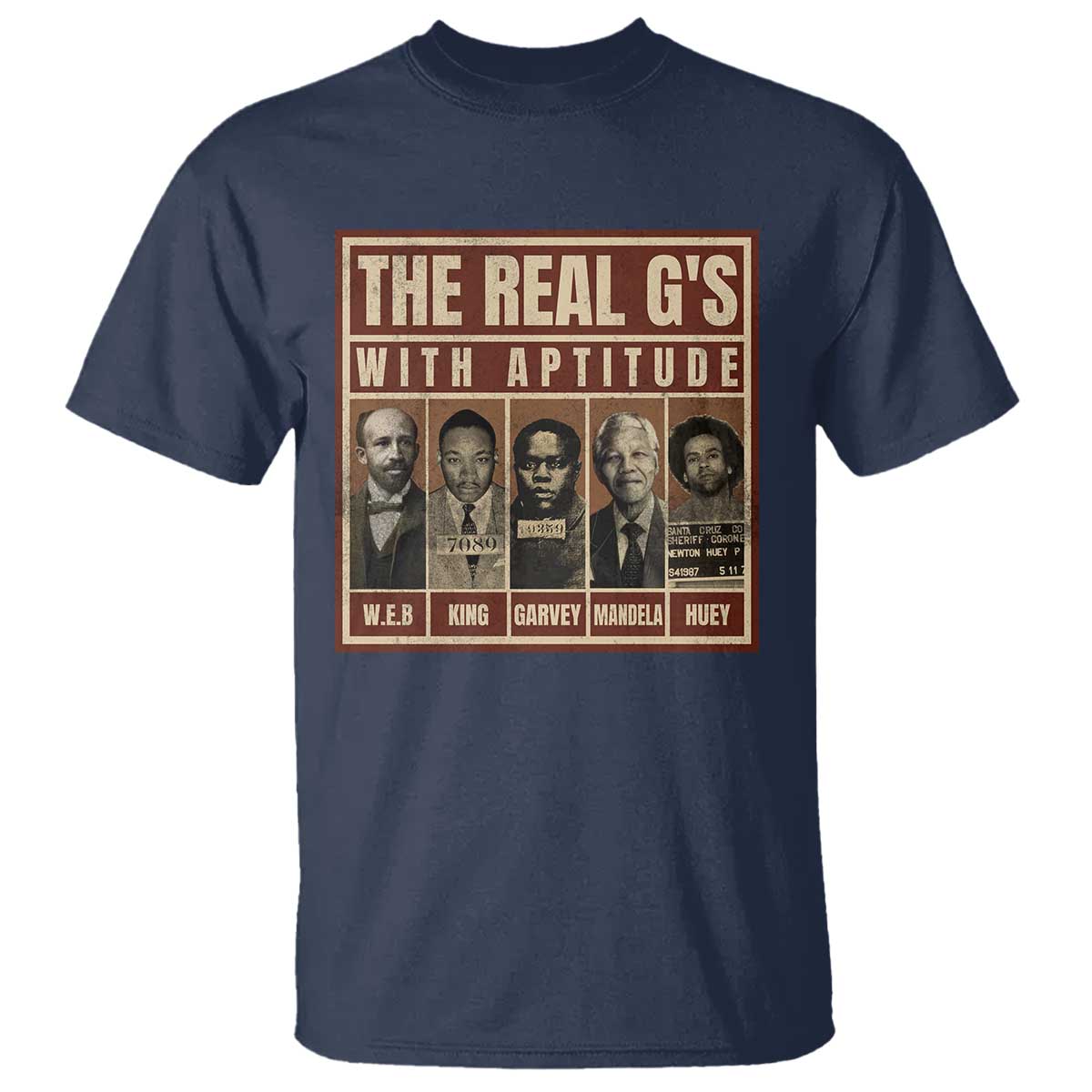 Black History Month T Shirt The Real G's Black Leaders - African Pride