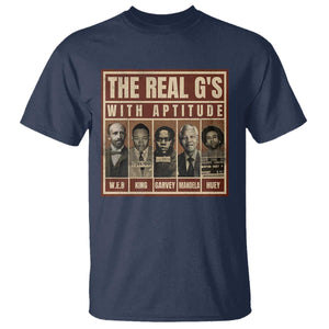 Black History Month T Shirt The Real G's Black Leaders - African Pride