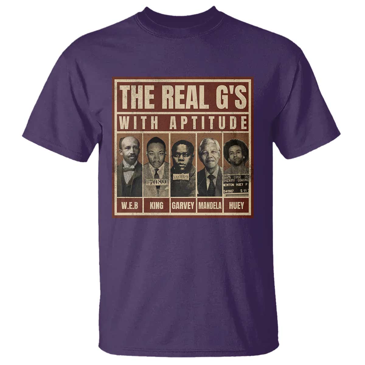 Black History Month T Shirt The Real G's Black Leaders - African Pride