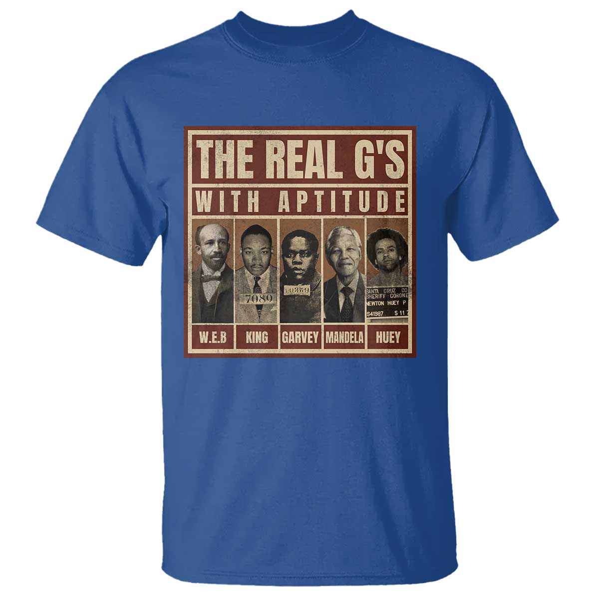 Black History Month T Shirt The Real G's Black Leaders - African Pride