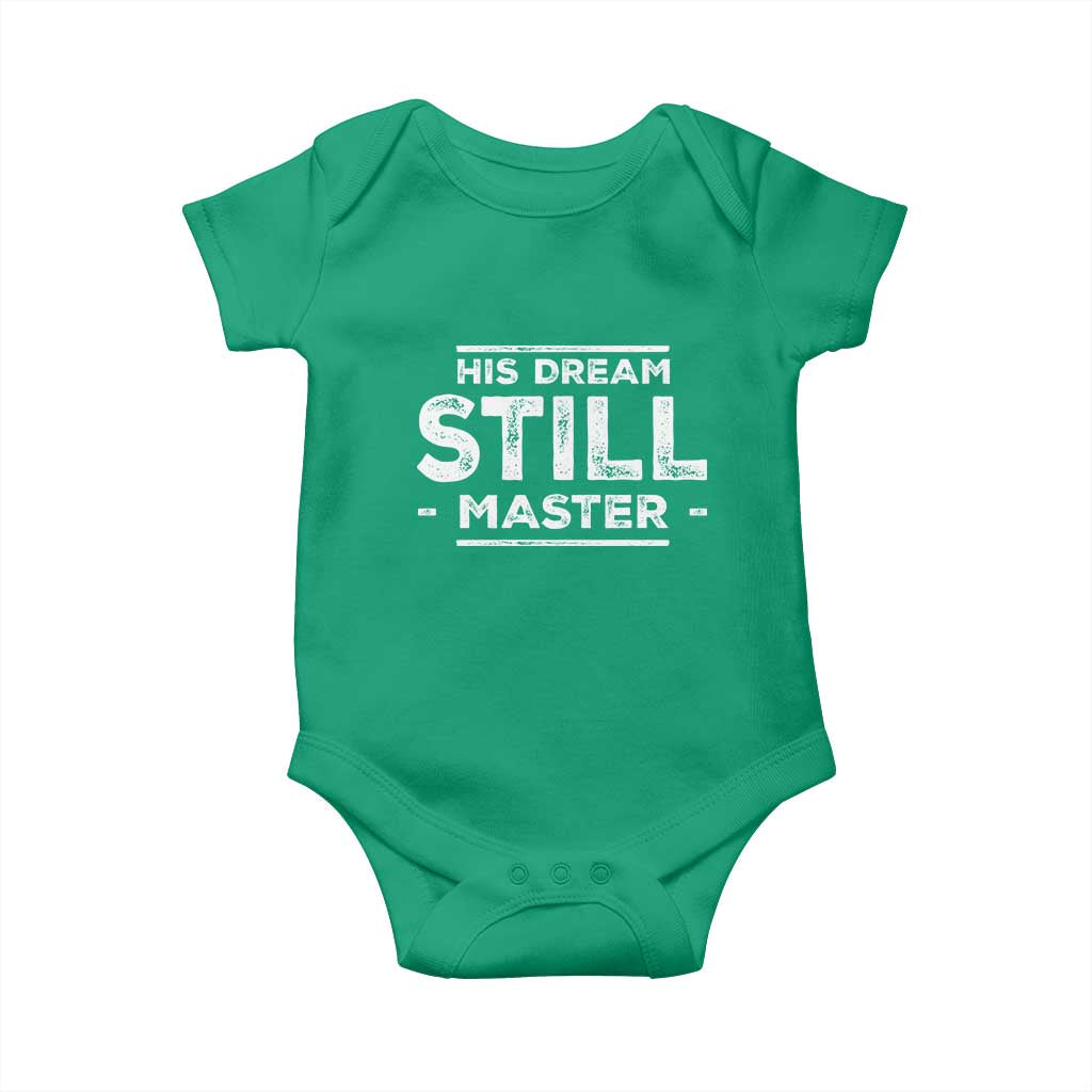 Martin Luther King Jr Baby Onesie His Dream Still Matters MLK Day Black History Month Human Rights - African Pride