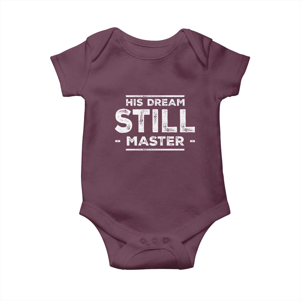 Martin Luther King Jr Baby Onesie His Dream Still Matters MLK Day Black History Month Human Rights - African Pride