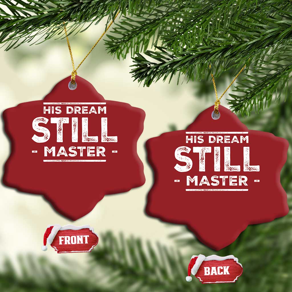 Martin Luther King Jr Christmas Ornament His Dream Still Matters MLK Day Black History Month Human Rights - African Pride
