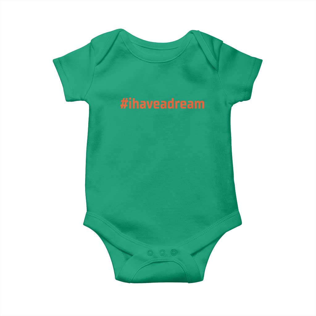 Martin Luther King Jr Baby Onesie I Have A Dream MLK Day Black History Month - African Pride