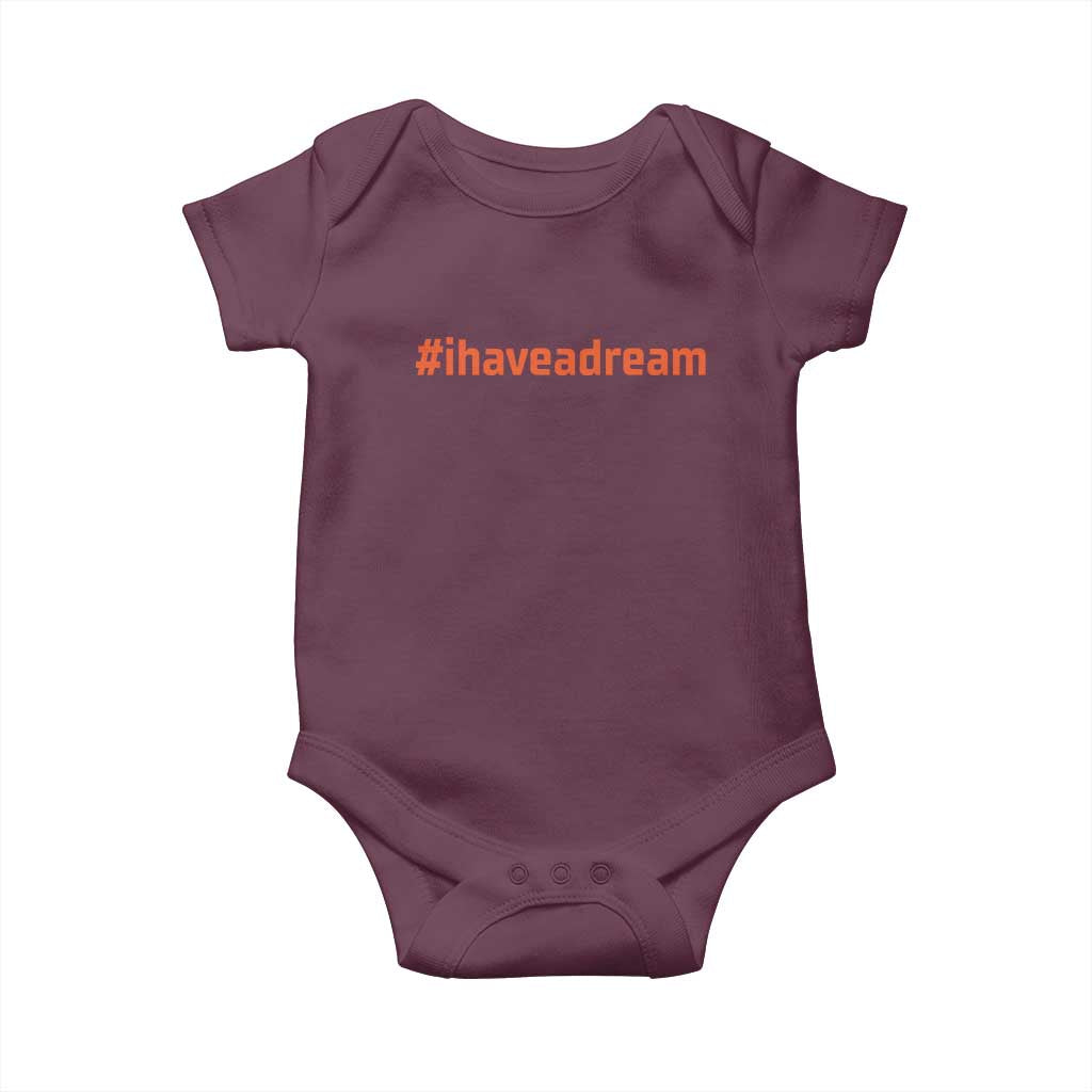 Martin Luther King Jr Baby Onesie I Have A Dream MLK Day Black History Month - African Pride