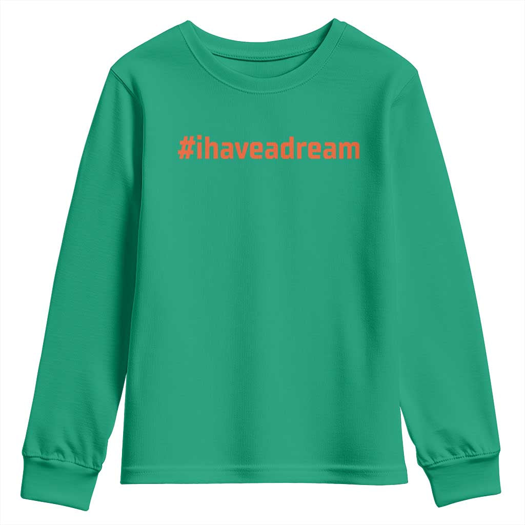 Martin Luther King Jr Youth Sweatshirt I Have A Dream MLK Day Black History Month - African Pride