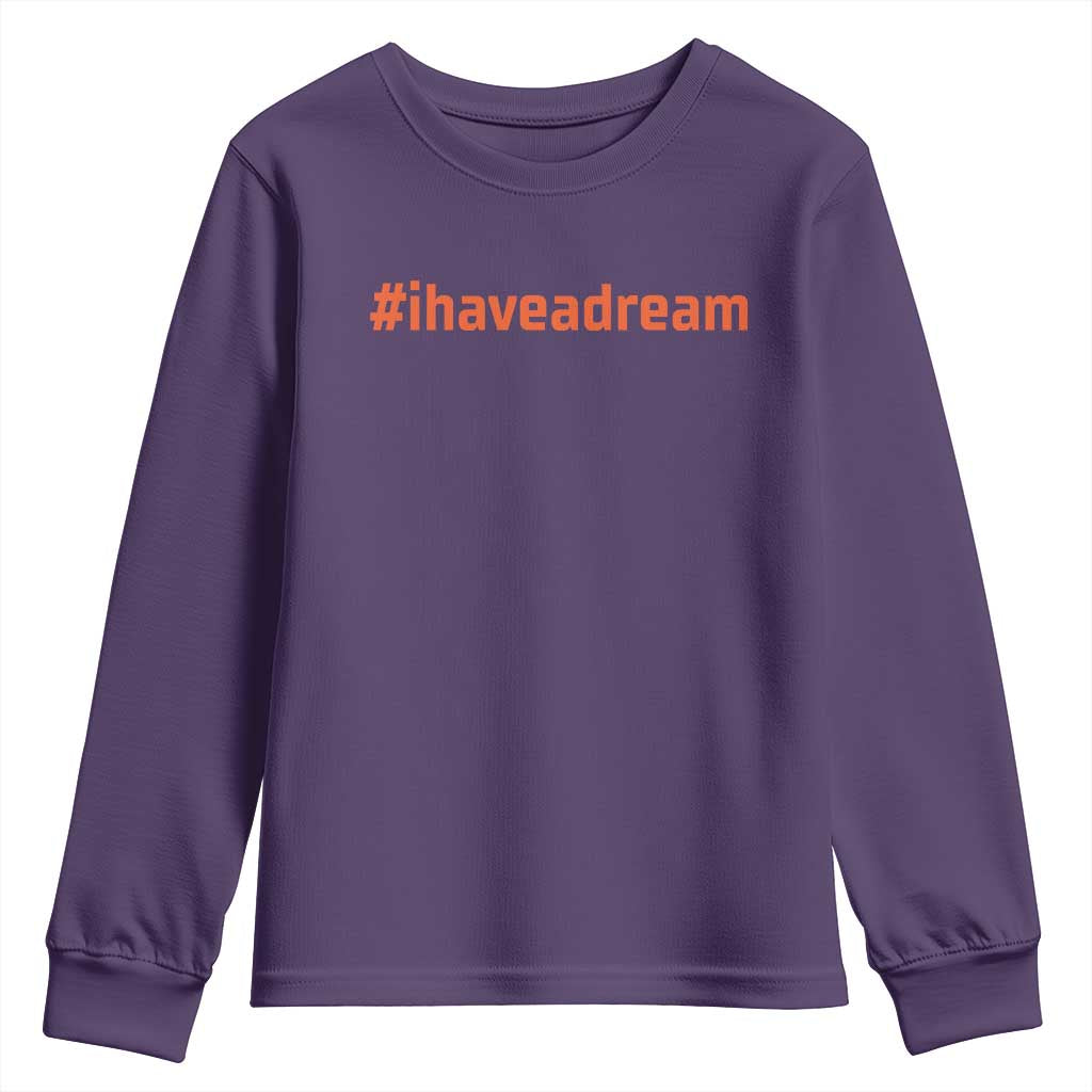 Martin Luther King Jr Youth Sweatshirt I Have A Dream MLK Day Black History Month - African Pride