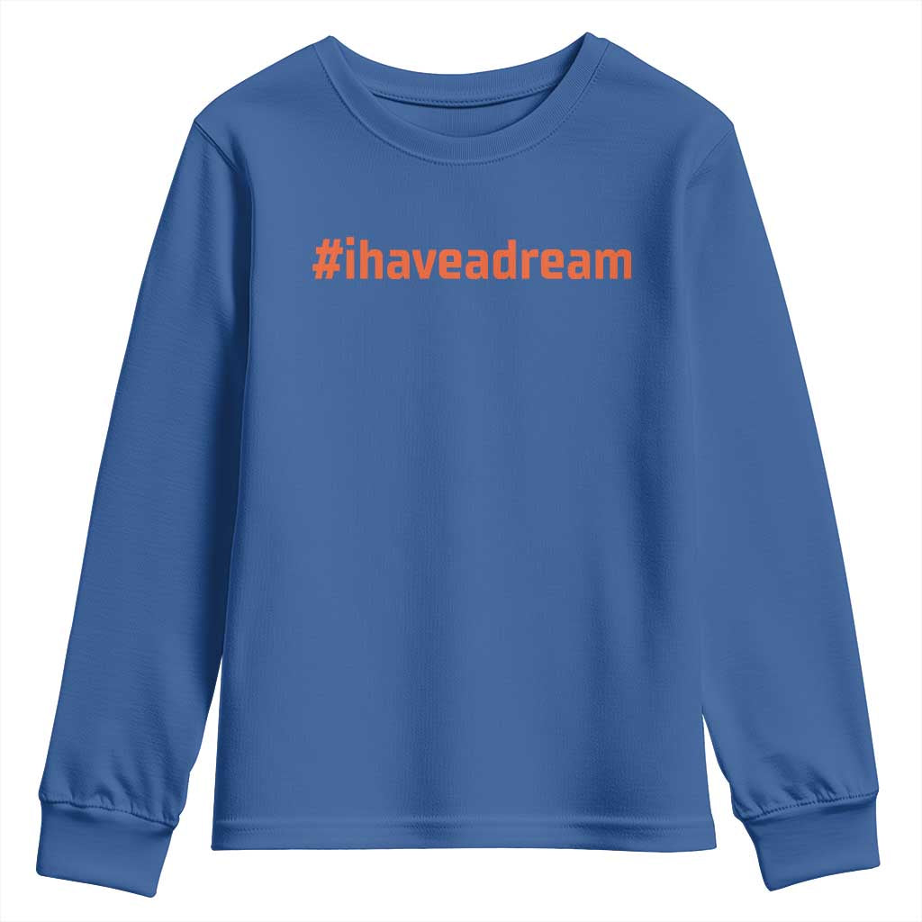 Martin Luther King Jr Youth Sweatshirt I Have A Dream MLK Day Black History Month - African Pride