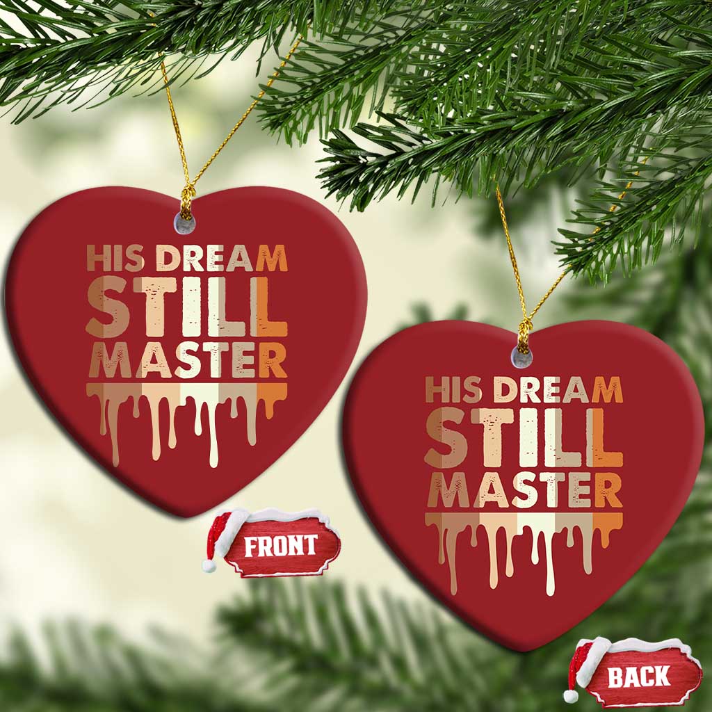 Martin Luther King Jr Christmas Ornament His Dream Still Matters Black History Month MLK Day - African Pride