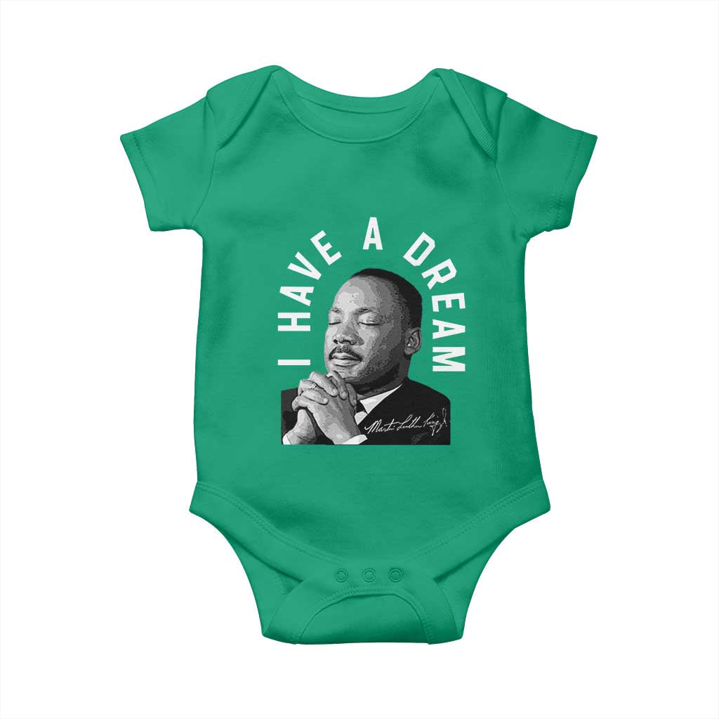 Martin Luther King Jr Baby Onesie I Have A Dream Black History Month MLK Day - African Pride