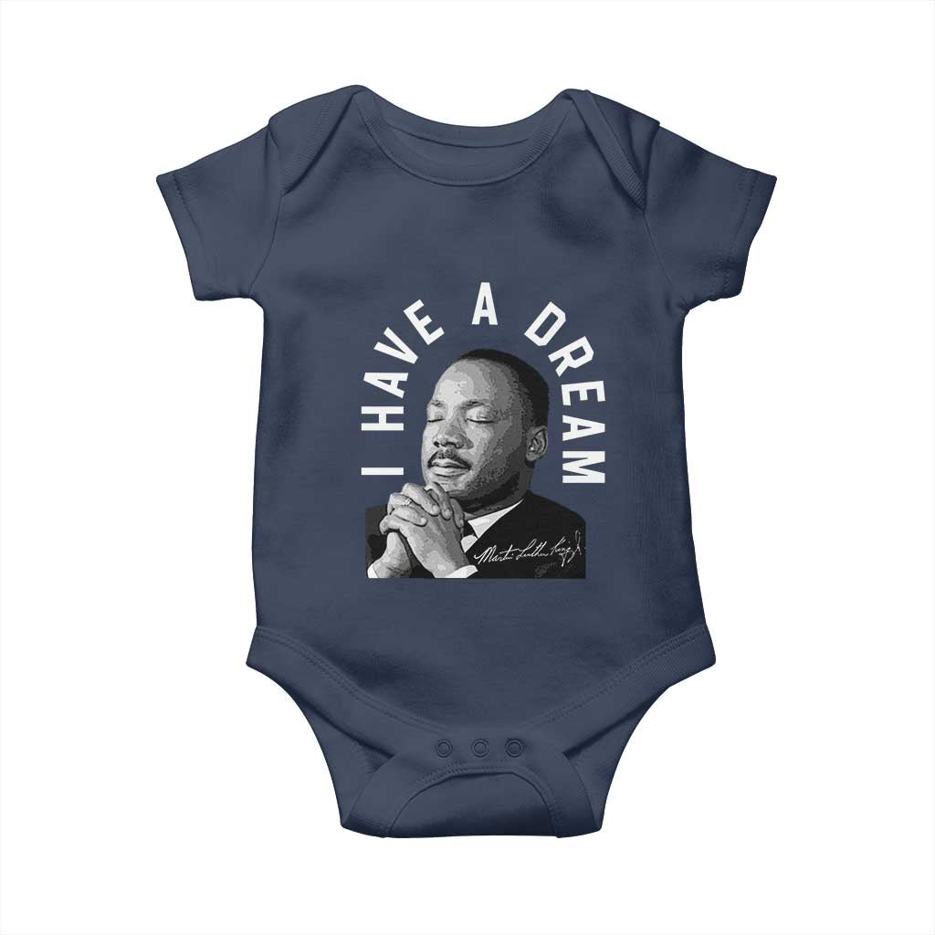 Martin Luther King Jr Baby Onesie I Have A Dream Black History Month MLK Day - African Pride