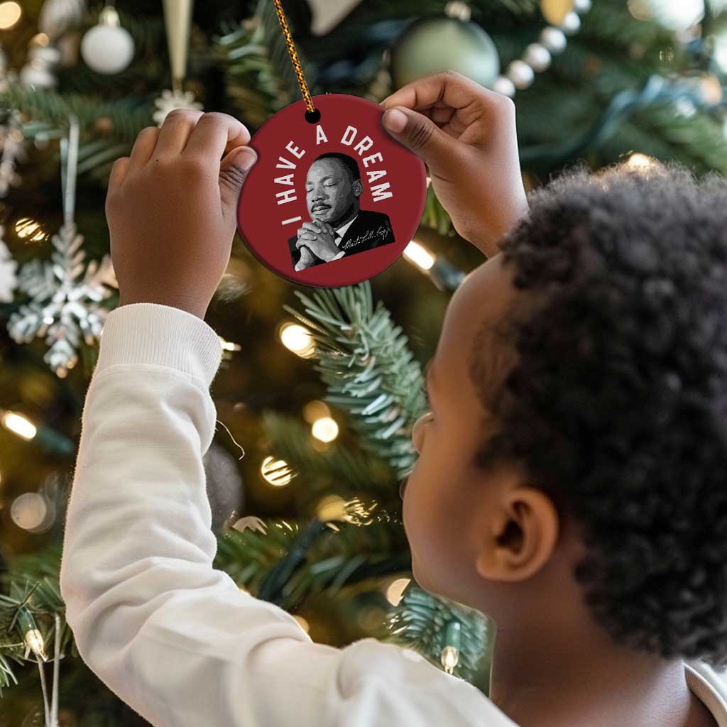 Martin Luther King Jr Christmas Ornament I Have A Dream Black History Month MLK Day - African Pride