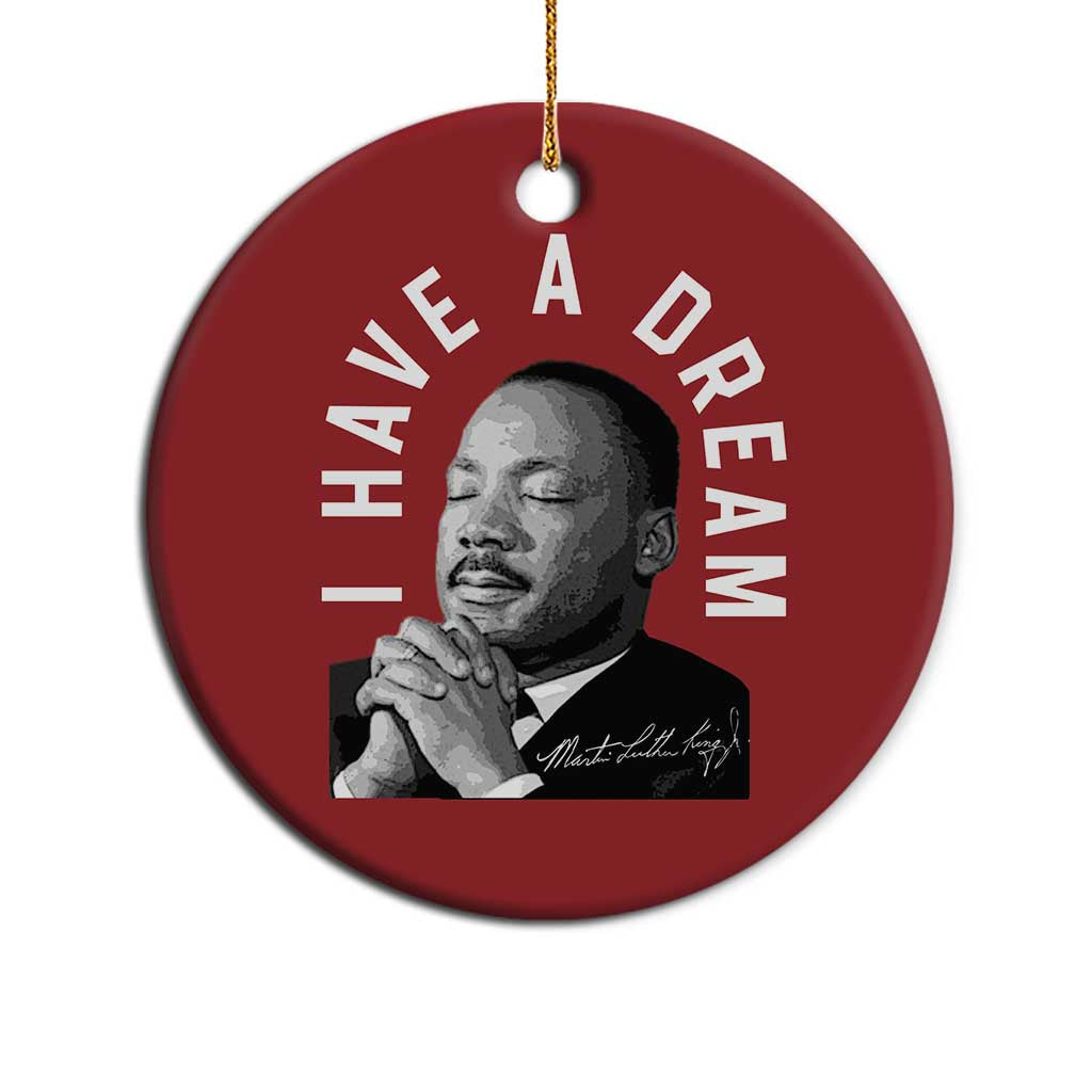 Martin Luther King Jr Christmas Ornament I Have A Dream Black History Month MLK Day - African Pride