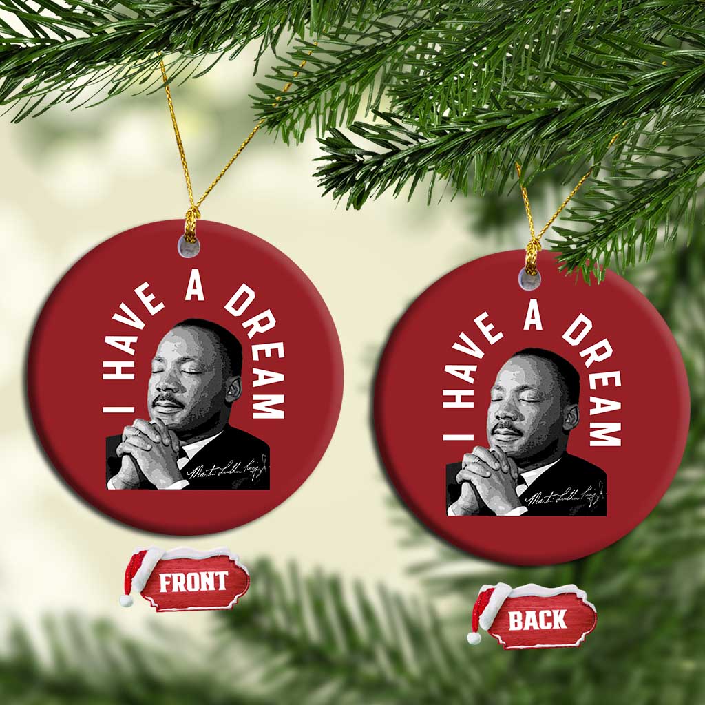 Martin Luther King Jr Christmas Ornament I Have A Dream Black History Month MLK Day - African Pride